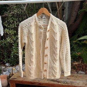 Vintage Wool Cardigan Sweater